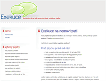 Tablet Screenshot of exekuce.profiweb.cz